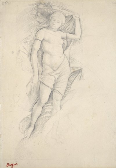 Venus, nach Mantegna, 19. Jahrhundert von Edgar Degas